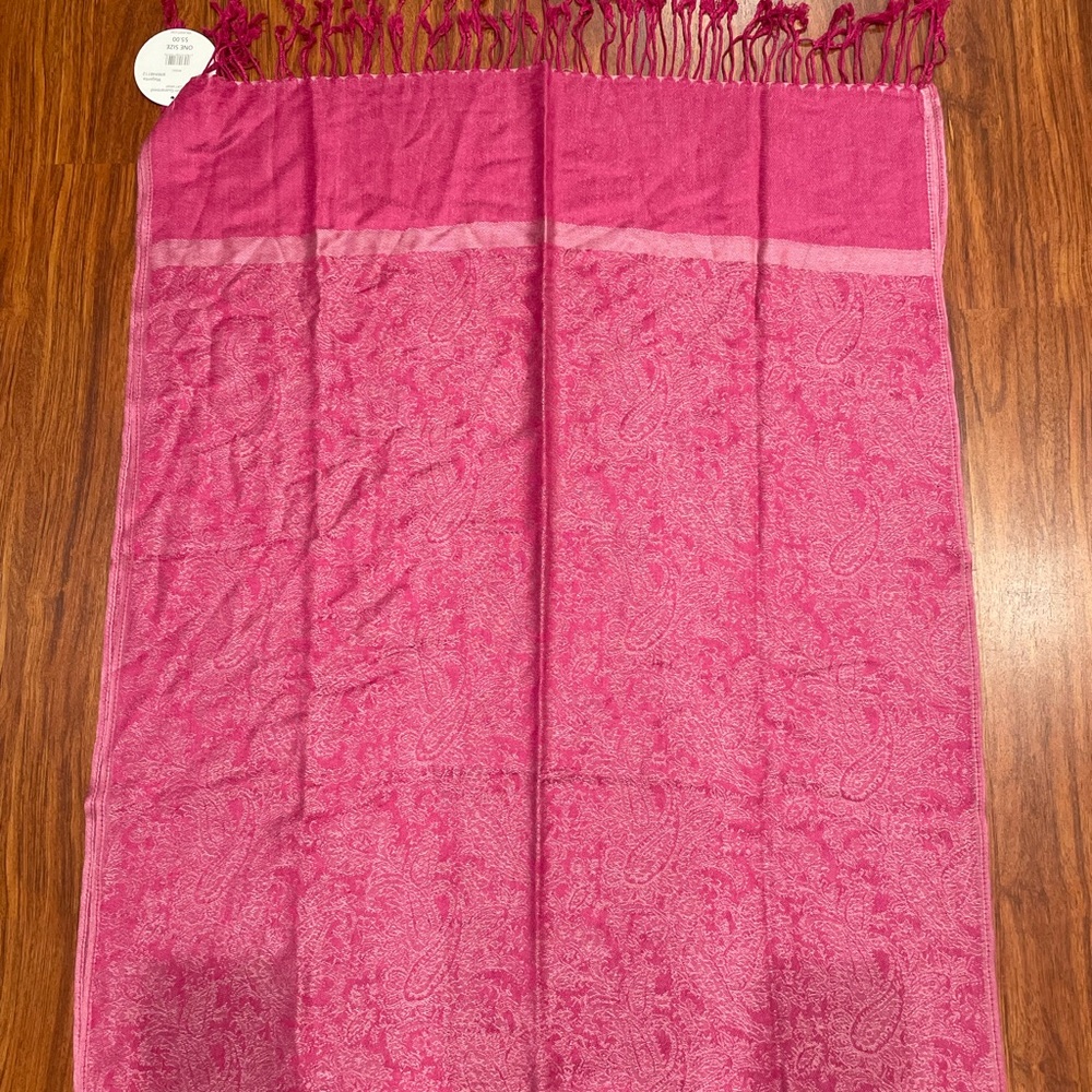 Brand New With Tag Magenta Soft Wrap Scarf  37x27 Women’s Scarf